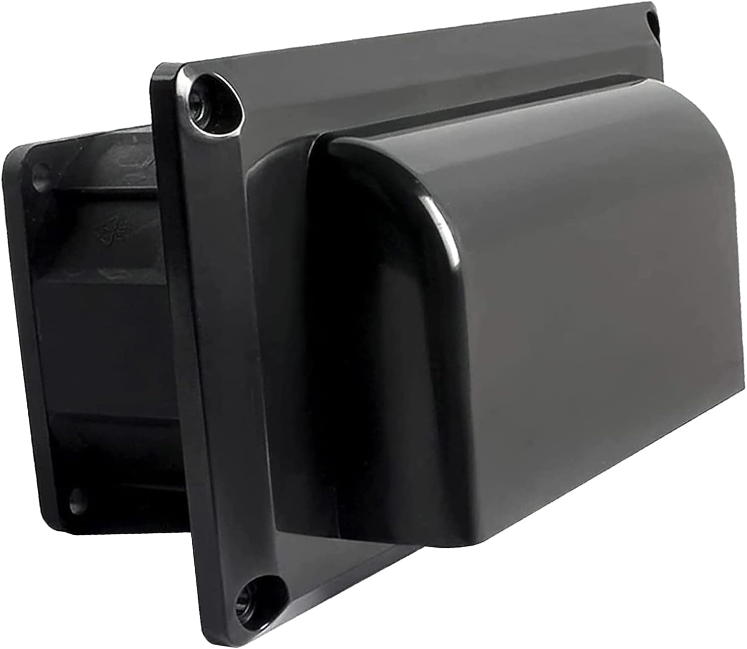 Acbbmns 12V Side Air Vent Ventilation Exhaust Fan for RV Caravan Motorhome Trailer Boat Marine Yacht (Black)