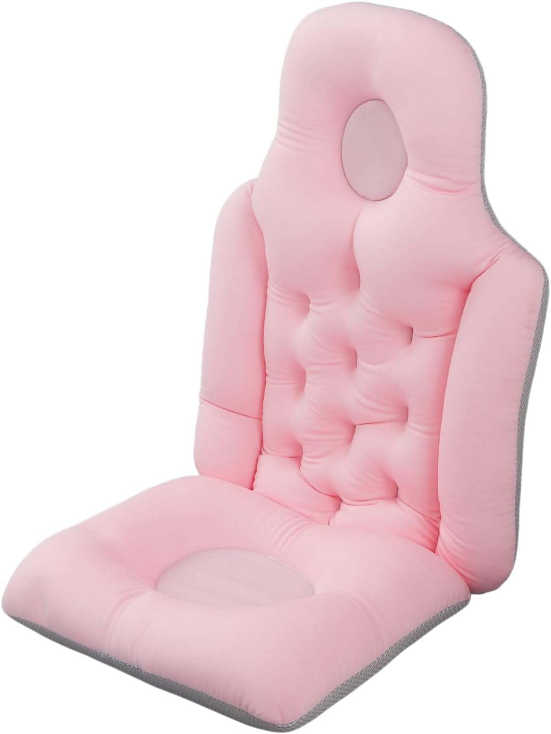 YUEHISY Full Body Bath Pillow, High Elasticity Bathtub Cushion, Adult Bath Tub Pillow for Head and Neck Support, Spa Bathtub Cushion Quick Hanging Dry (Pink) - Pink image number 5