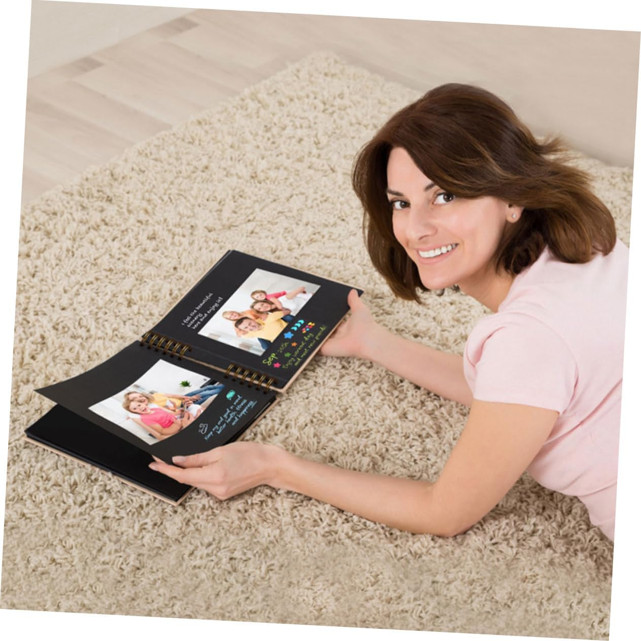 Yardenfun Portable Diy Photo Album Scrapbook for Travelling Blank Pages Picture Holder for Boys and Girls Creative image number 5