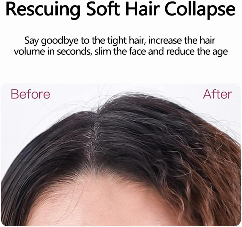 3D Grid Fluffy Hair Crimper Volumizing Ceramic Hair Volumizer Styling Tool with Adjustable Temp for Lasting Volume for Medium