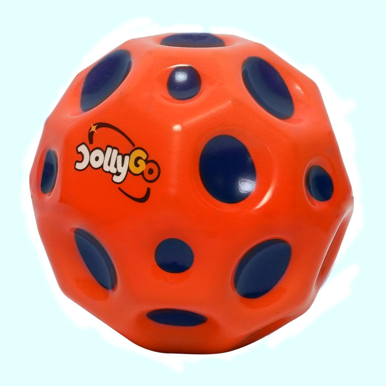 Original Moonball 9.5 Cm Big Moon Ball Super High Bouncy Lightweight PU Material Bouncy Balls for Children and Pets Interactive Toy Stress Relief Bouncy Balls for Children Outdoor