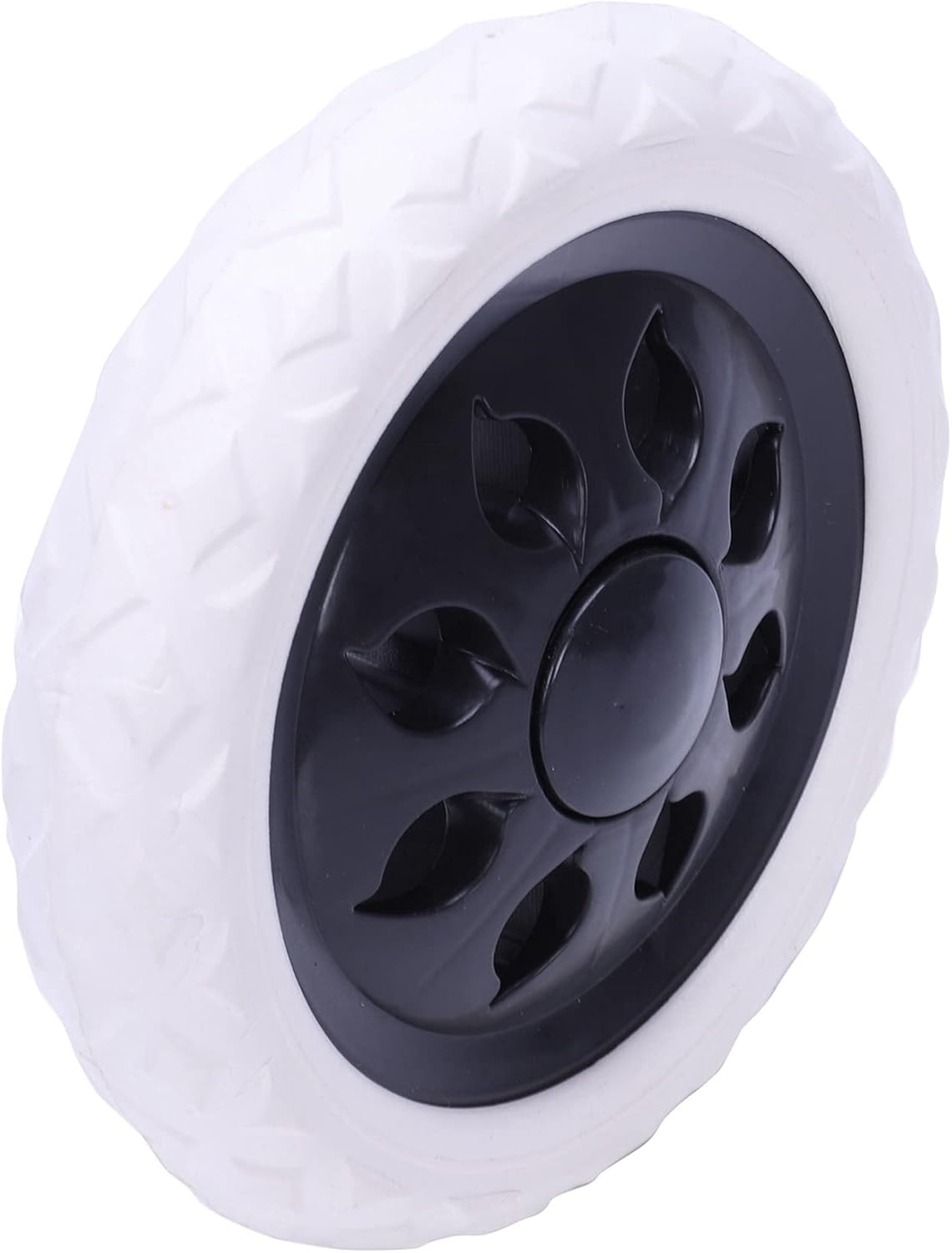 Mellisso 4 Pcs Hot Wheel Design Trolley Luggage Travelers Cartwheels 15.8 X 3.4 Cm - Black & White image number 2