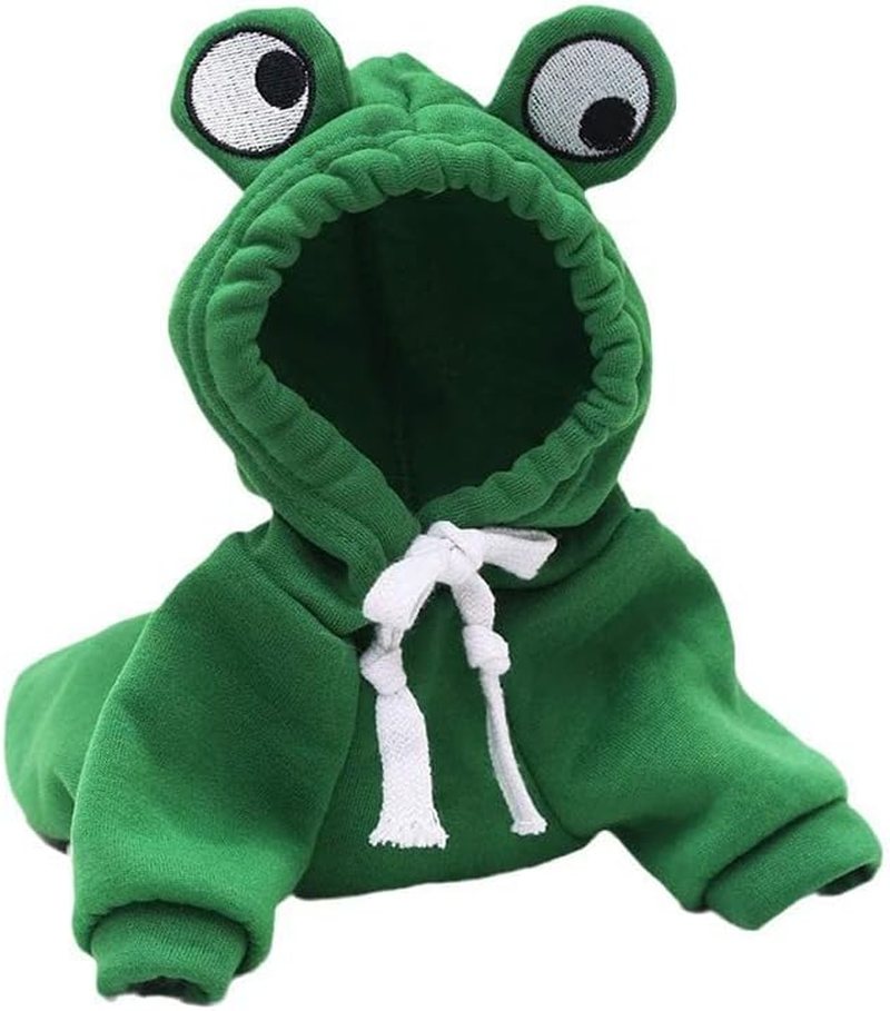 Dogs Hoodie, Sweatshirt Fruit Warm Coat Sweater, Cold Weather Costume for Puppy Small Medium Dog (Green, S) image number 5