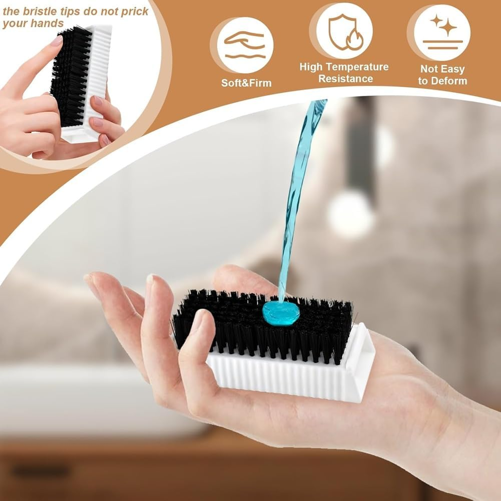 2PCS Nail Brush Surgical Scrub Brushes Two-Sided Stiff Hand and Nail Brush Non-Disposable Sterile Hand Scrubber with Nail Cleaner Hand and Nail Cleaning Brush Fingernail Brushes Nail Scrub Brushes image number 4