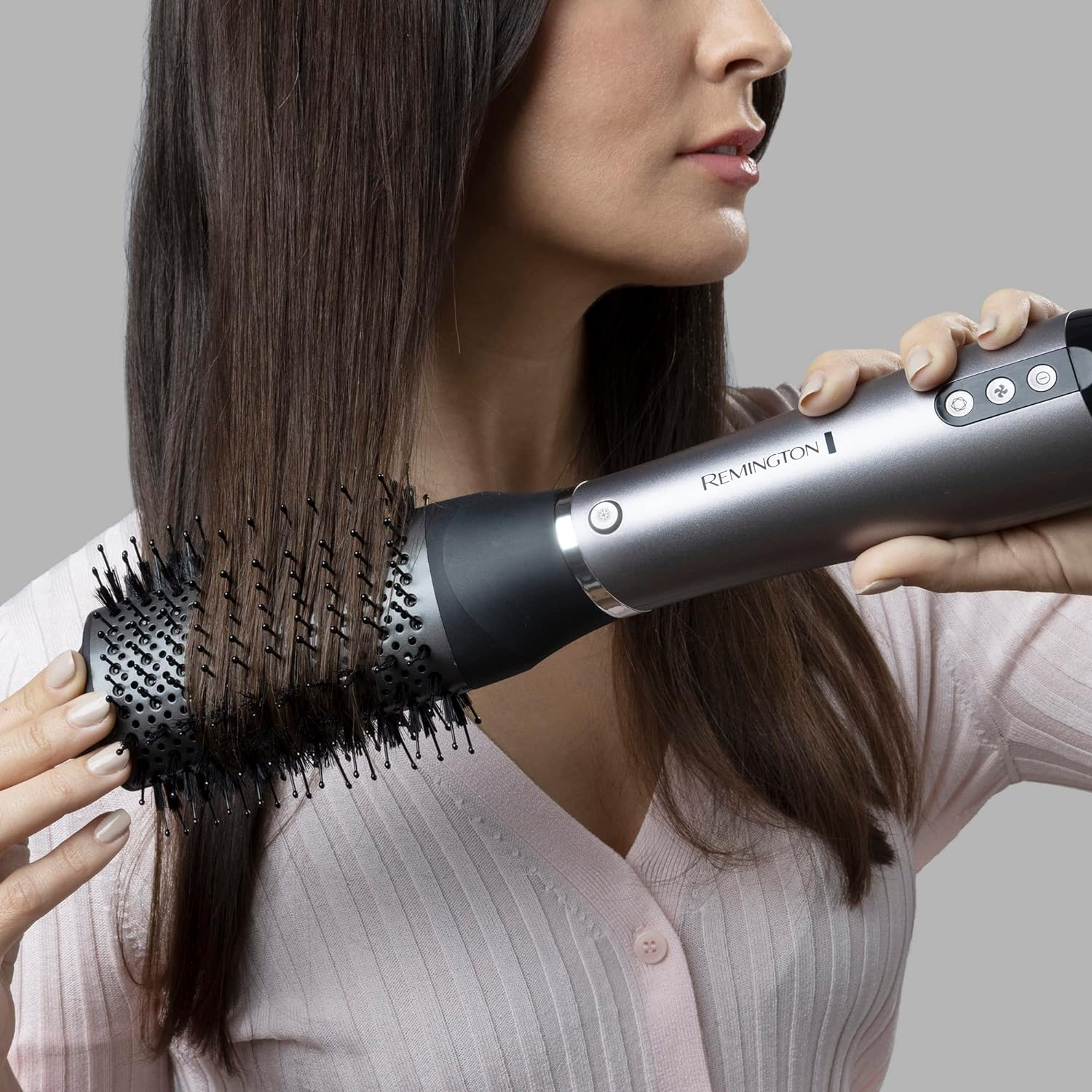 Remington Proluxe You Adaptive Hot Airstyler, AS9880AU, Adapts Heat to Your Hair'S Unique Styling Needs, 3 Brushes, All Day Lasting, Diamond Ceramic Coating
