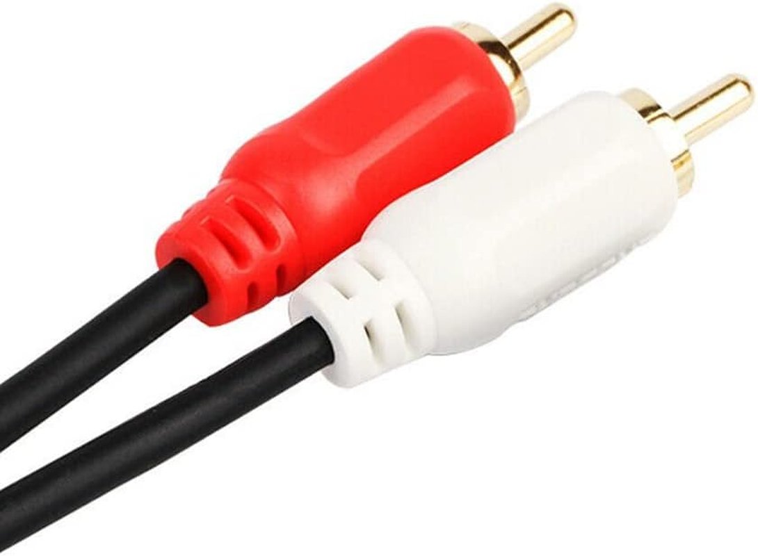 Baceyong 12V Universal Bluetooth 5.0 AUX Receiver for Car MP3 MP5, Black 2RCA Audio Cable Adapter with 50Cm/19.68" Cable Length, Radio Stereo AUX Cable Adapter image number 4