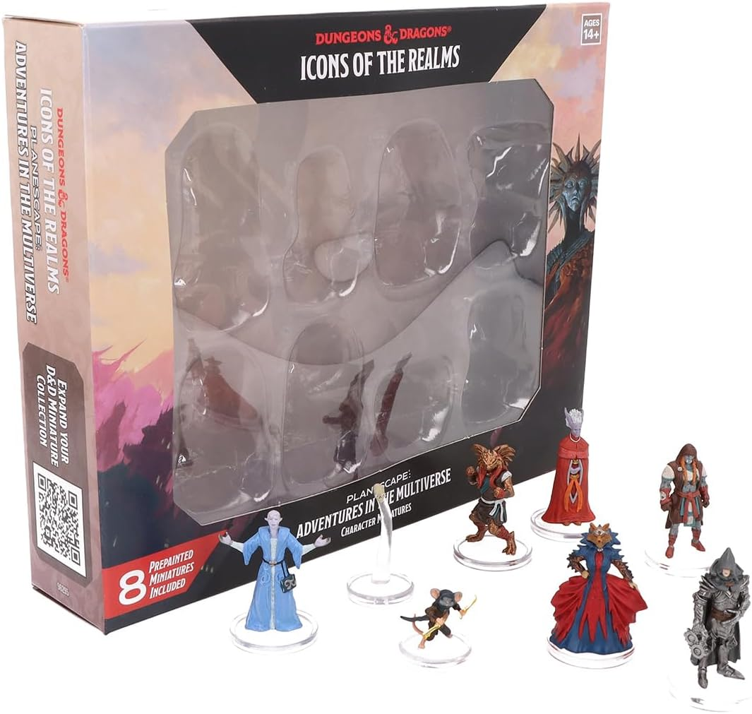 Wizkids Dungeons and Dragons Icons of the Realms: Planescape: Adventures in the Multiverse Character Miniatures Boxed Set image number 5