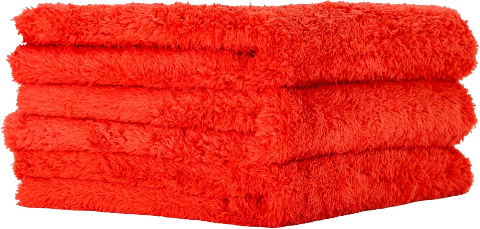 Proje Premium Car Care Microfiber Towel | Plush Red Microfiber Towel for Detailing and Polishing Cars | Ultra Absorbent Towel | Streak Free and Scratch Proof | 450 GSM 16"X16" Towel | Pack of 6