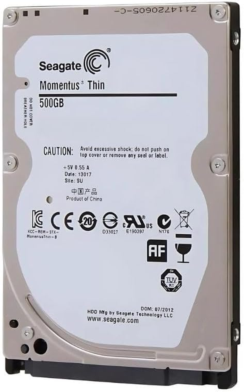 Seagate Momentus Thin 5400.9 500 GB Internal 5400 RPM 2.5" Hard Drive (Renewed) image number 2