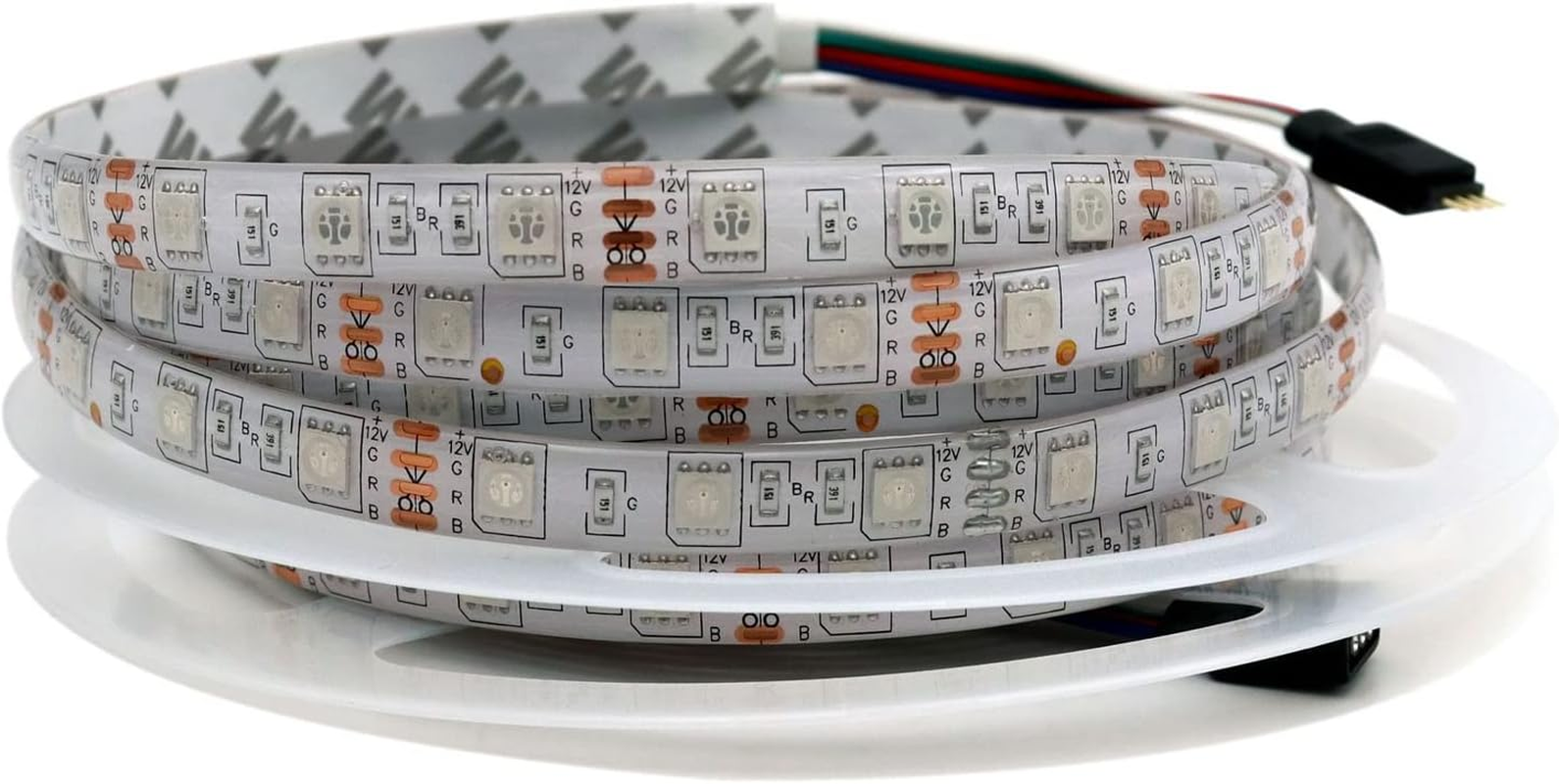 CAM2 Led Strip 5M,Rgb 300,60Leds/M, Waterproof, SMD 5050 LED Strip for Cabinet Decoration, Party, Home, Bedroom, Cabinet Decoration, Dimmable image number 6