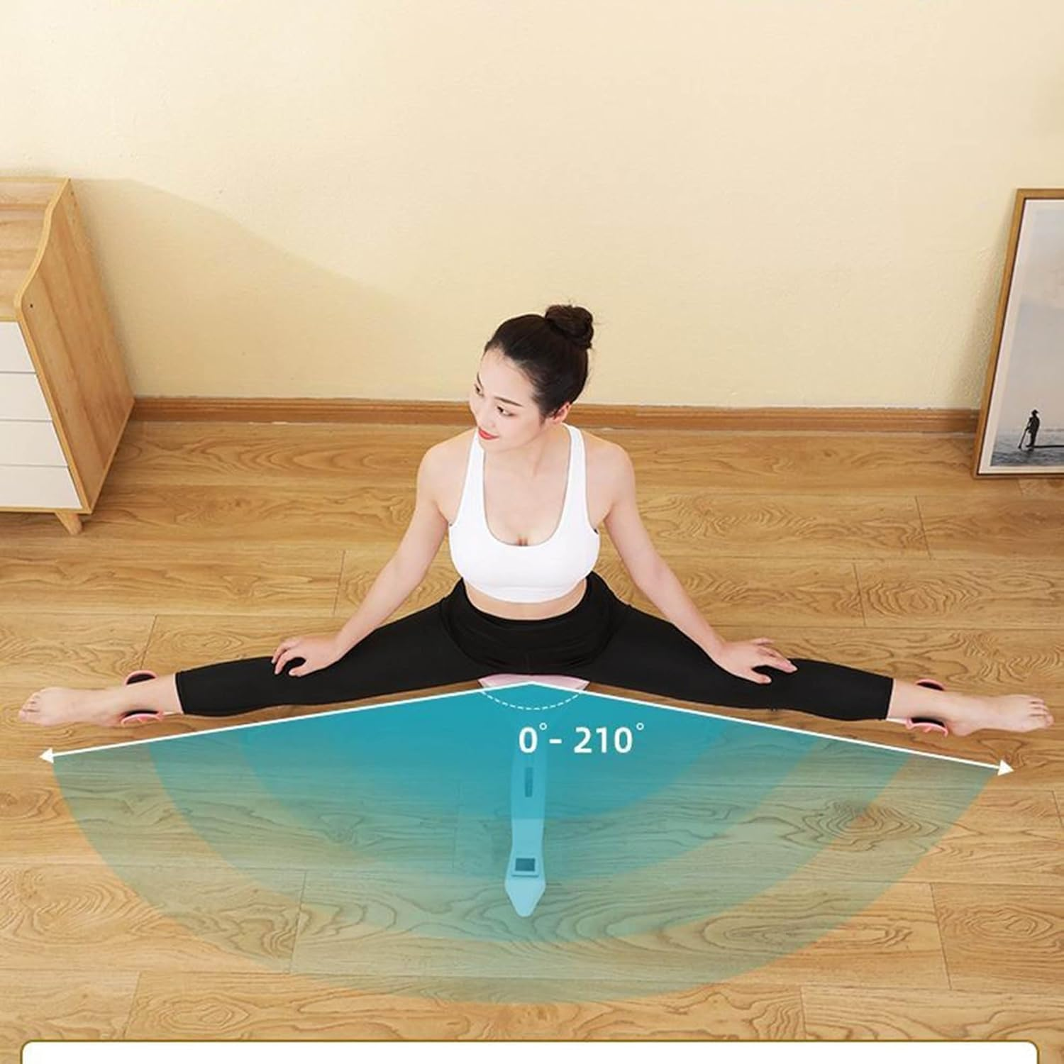 Split Machine, Leg Stretcher Machine to Improve Flexibility and Quality of Stretching, Equipment Suitable for Ballet, Cheerleading Dance, Gymnastics and Other Sports image number 1