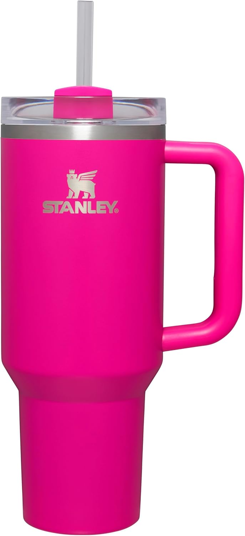 Stanley Quencher H2.0 Tumbler with Handle and Straw 40 Oz | Flowstate 3-Position Lid | Cup Holder Compatible for Travel | Insulated Stainless Steel Cup | Bpa-Free | Camelia image number 1