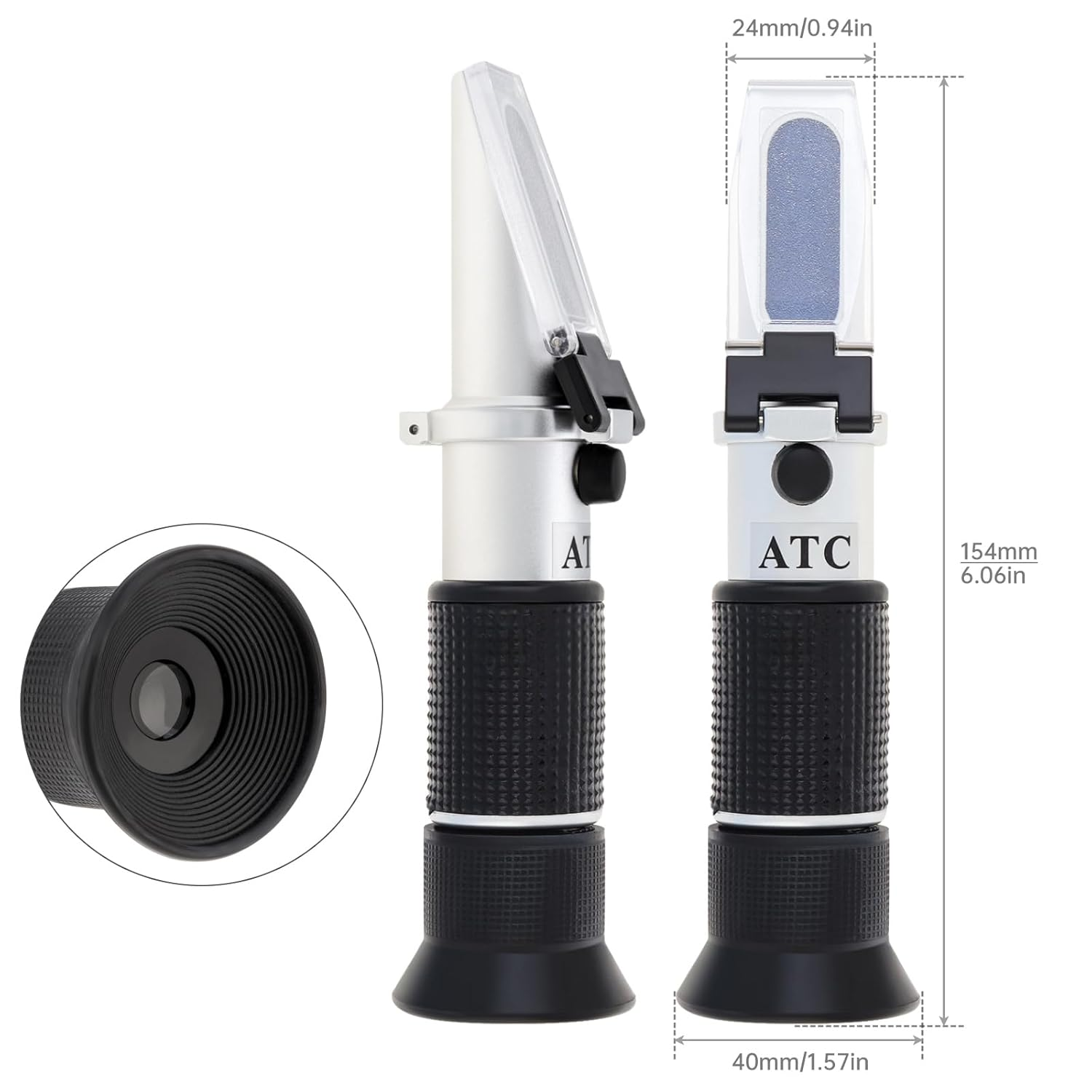 Origlam 4-In-1 Car Adblue Urea Refractometer Battery Fluid Ethylene Propylene Glycol ATC image number 5