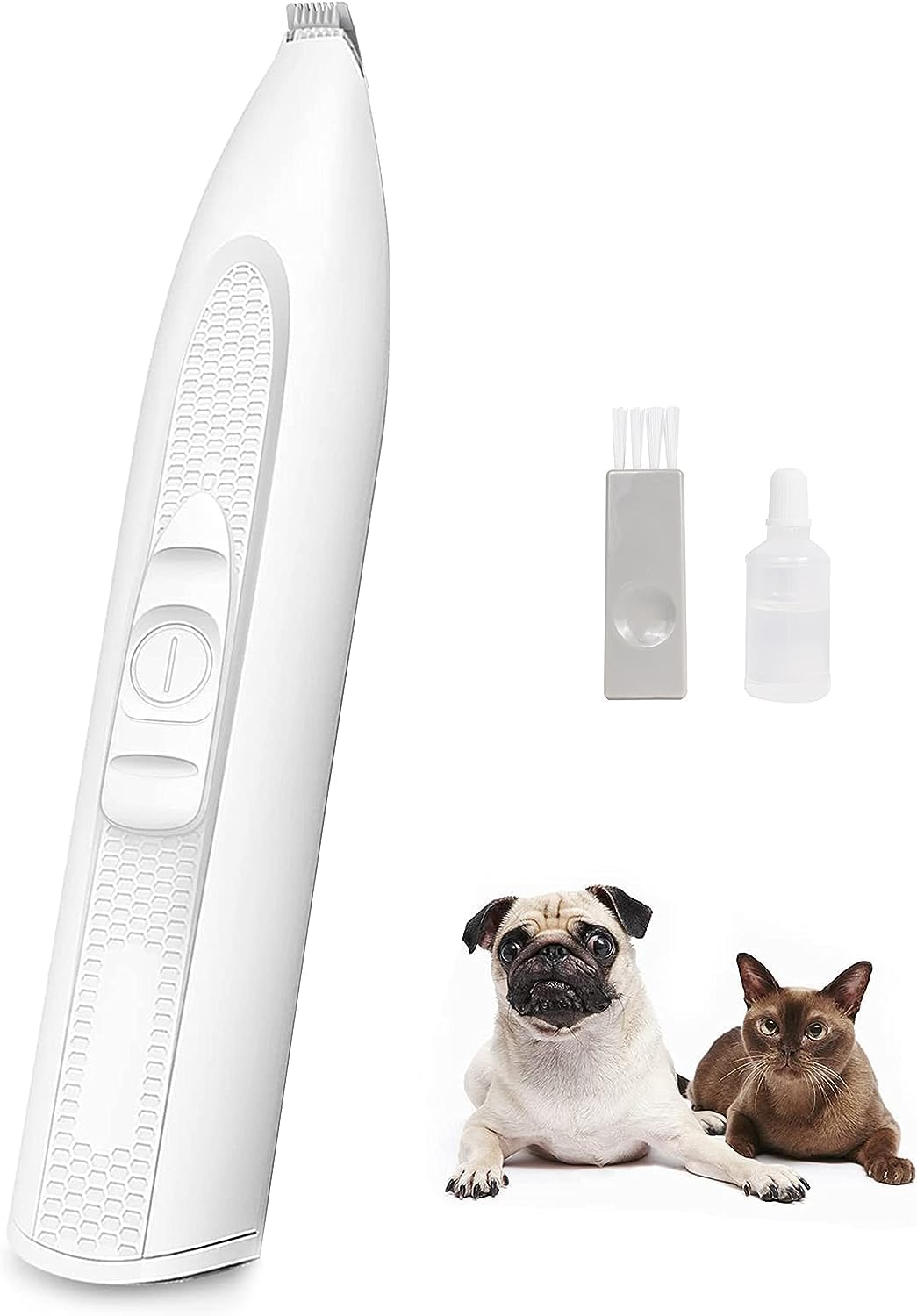 Dog Paw Trimmer Low Noise Cordless Electric Mini Shaver Clippers for Grooming Small Dogs and Cats Hair around Face, Paw Pads, Eyes, Ears, Rump