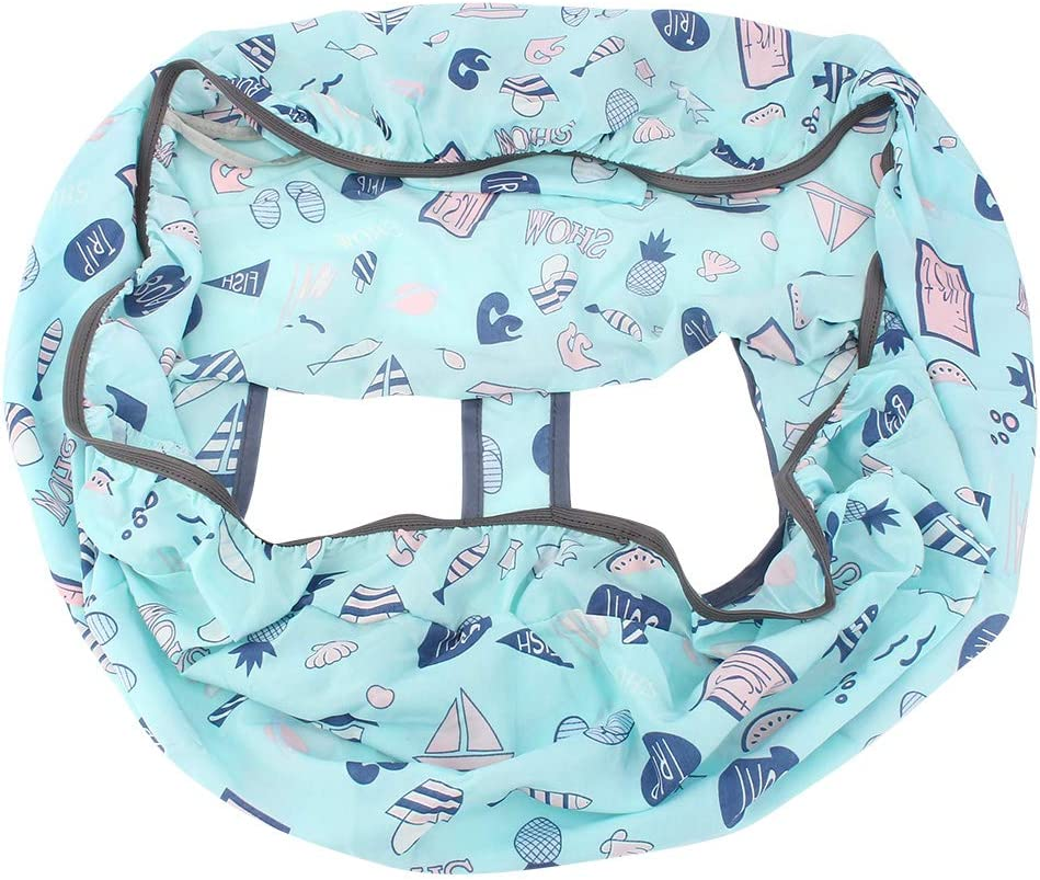 Portable Toddler Shopping Cart Chair Package Cover,Unisex Compact Universal Baby Shopping Trolley Cover Highchair Seat Cushion,Washable Shopping Trolley Cover with Phone Pocket image number 5