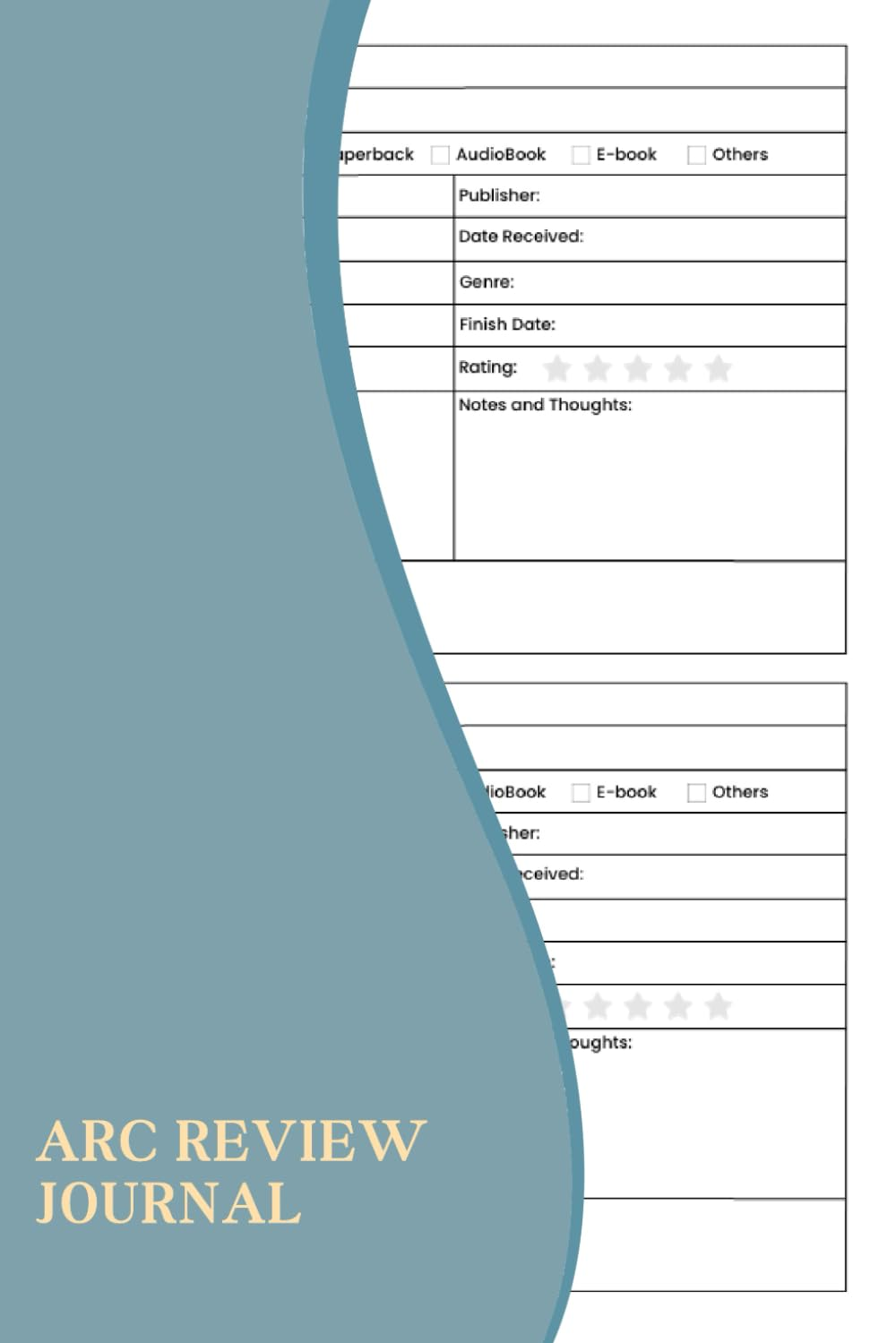 ARC Review Journal: a Notebook Help You Organize Your Thoughts, Record Your Impressions, and Share Your Insightful Reviews of the Books You Read