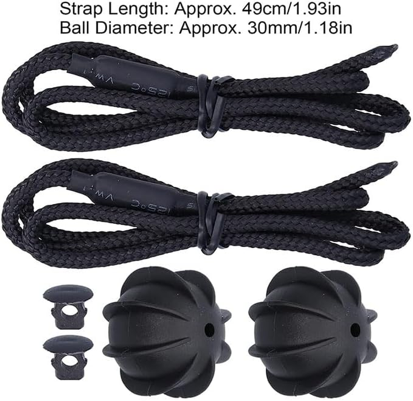 2Pcs Car Rear Parcel Shelves String Holding Strap Cord Rope image number 5