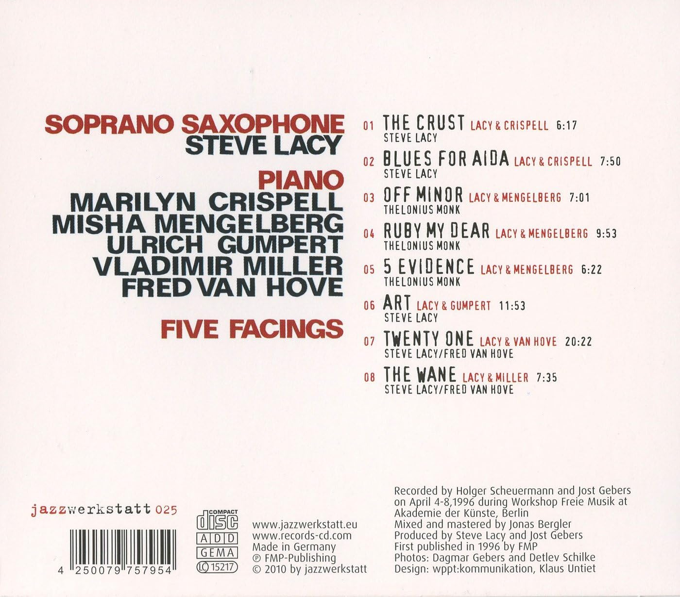 Five Facings Five Pianists image number 2