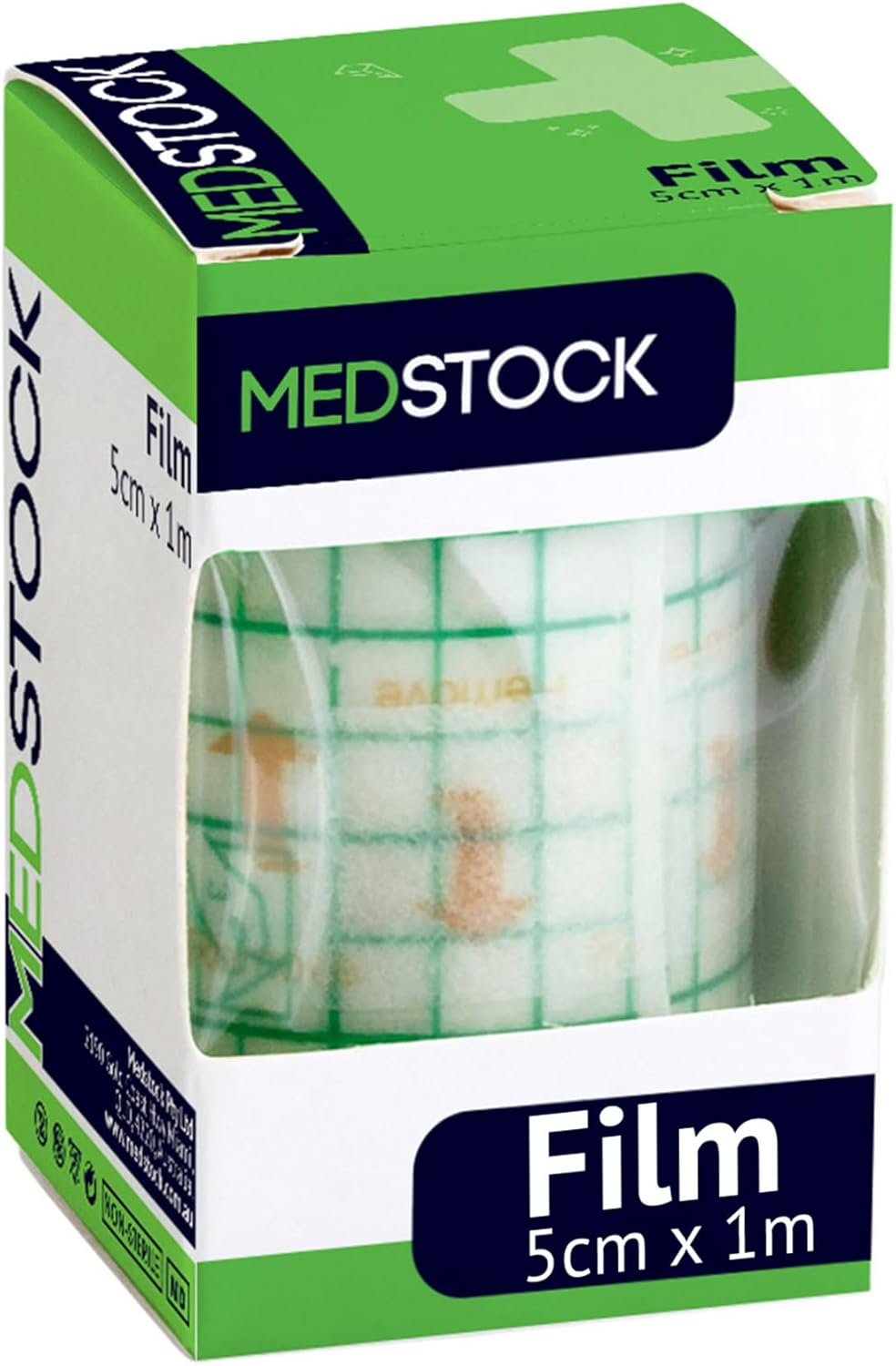 MEDSTOCK Transparent Film Dressing Roll - 10Cm X 1M | Highly Permeable and Waterproof | Secures Primary Dressings and Medical Devices | Tattoo Aftercare