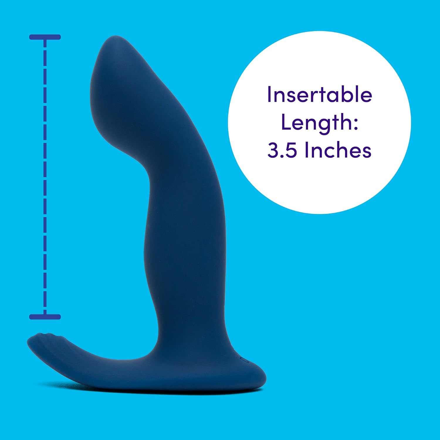 Lovehoney Blue Ignite 20 Function Vibrating Prostate Massager Adult Toy - Silicone - Waterproof & USB Rechargeable image number 2