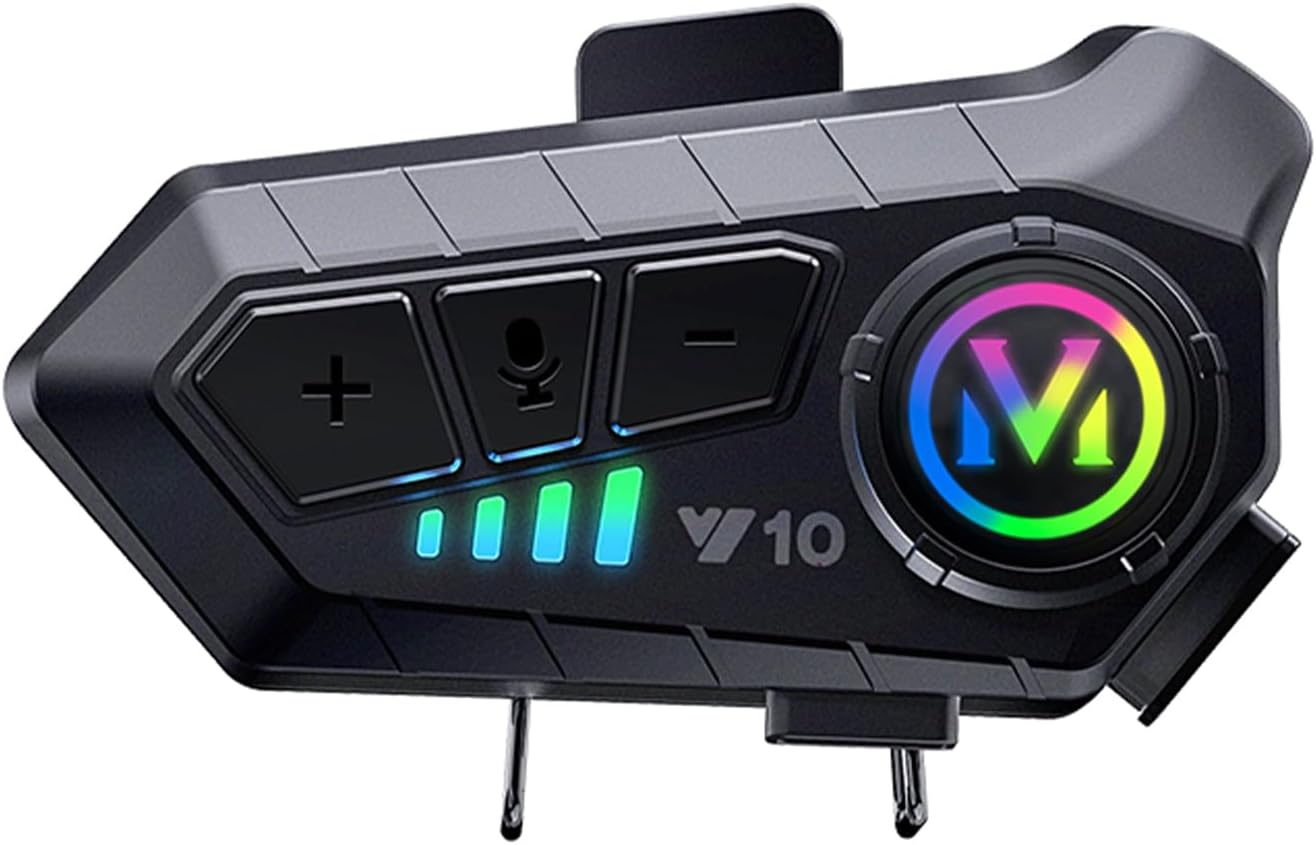 Xinyee Y10 Motorcycle BT5.3 Intercom Headset Noise Cancellation Compatible with a Variety of Helmets image number 3