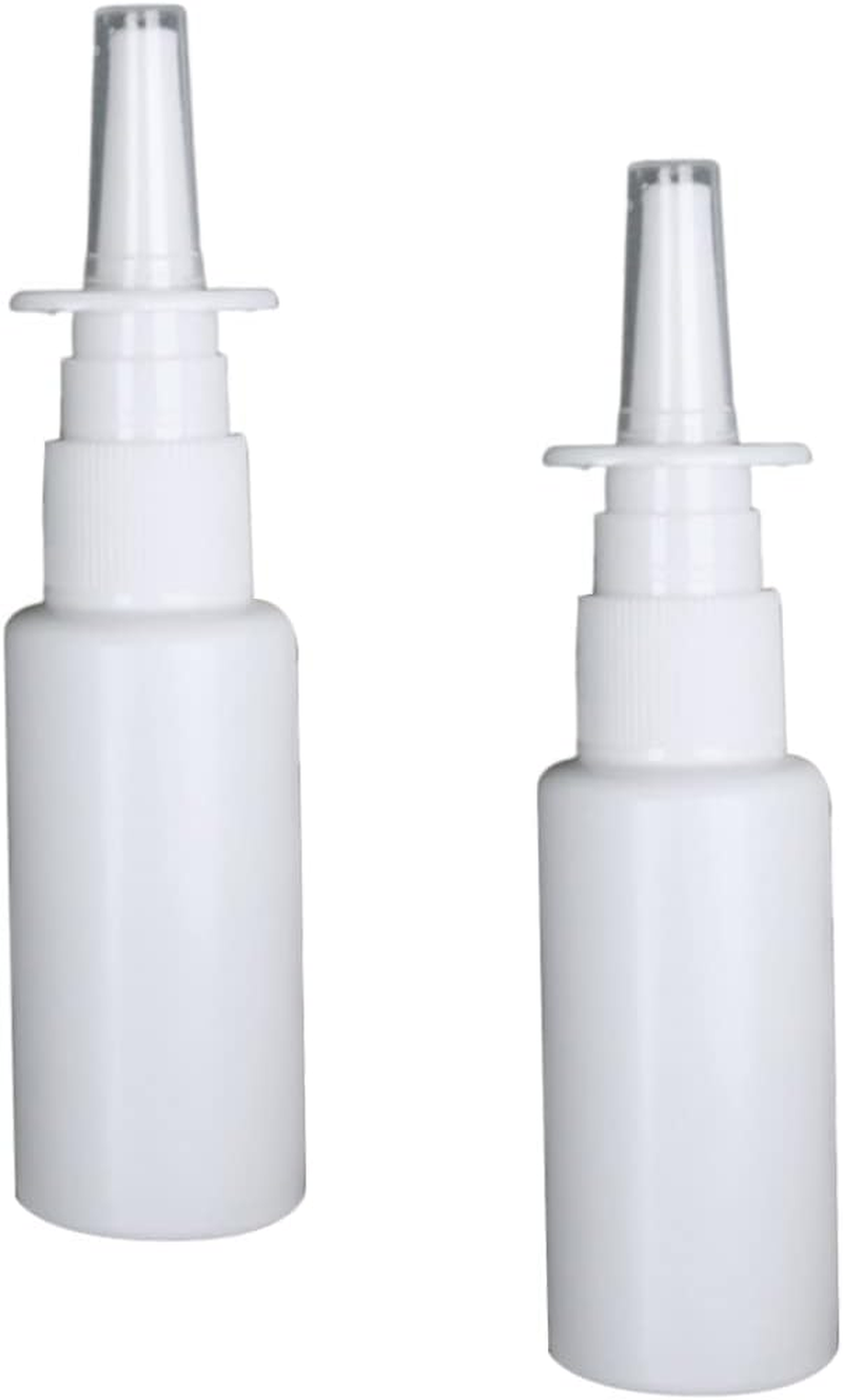 Nasal Spray Bottles 30Ml Empty Plastic Refillable Mist Nose Sprayer Bottle Container 2PCS Sports Equipment image number 5