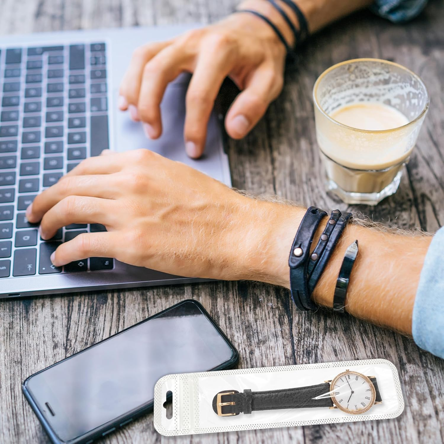 TEAONE Pen Packaging Bags, 100PCS Holographic Ziplock Packaging Bag for Packaging Lipgloss, Jewelry, Candy, Makeup Brush (4.5 X 18.5Cm) image number 4