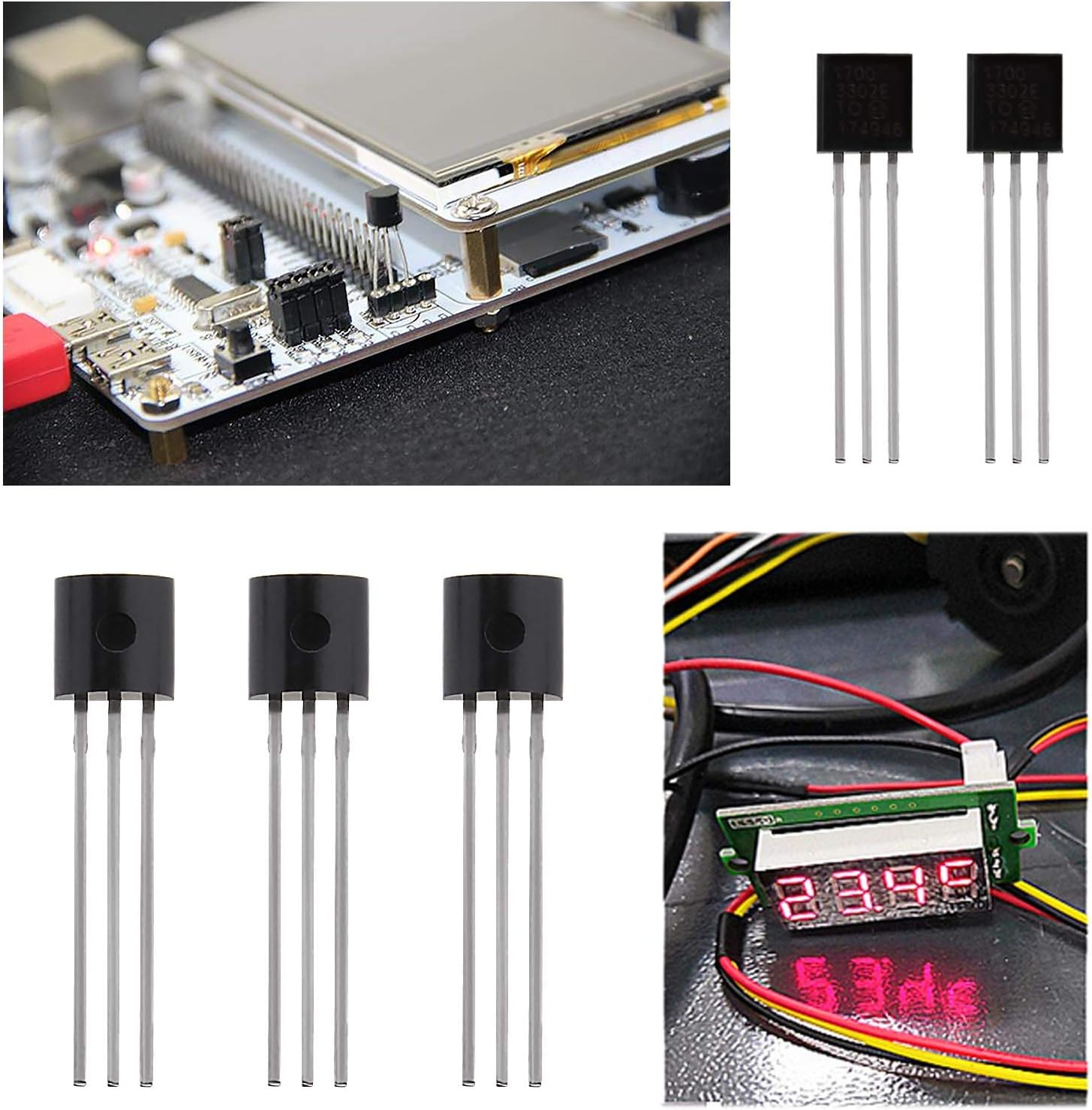 SING F LTD MCP1700-3302E/TO-92 LDO Linear Voltage Regulator 3-Terminals 250Ma Fixed Output Voltage Nom. 3.3V through Hole Pack of 10 image number 3