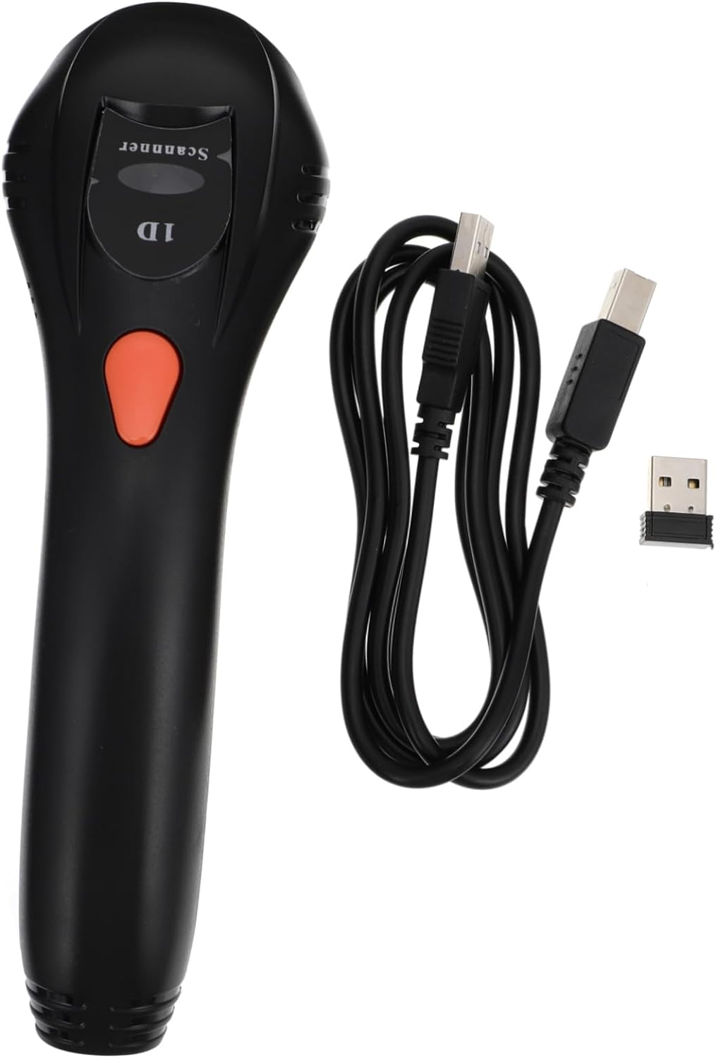 Wireless USB Barcode Scanner 2-In-1 Wired and 2.4G Wireless Qr Code Reader with Dc5.00V Power for Office and Retail Pos Systems image number 4