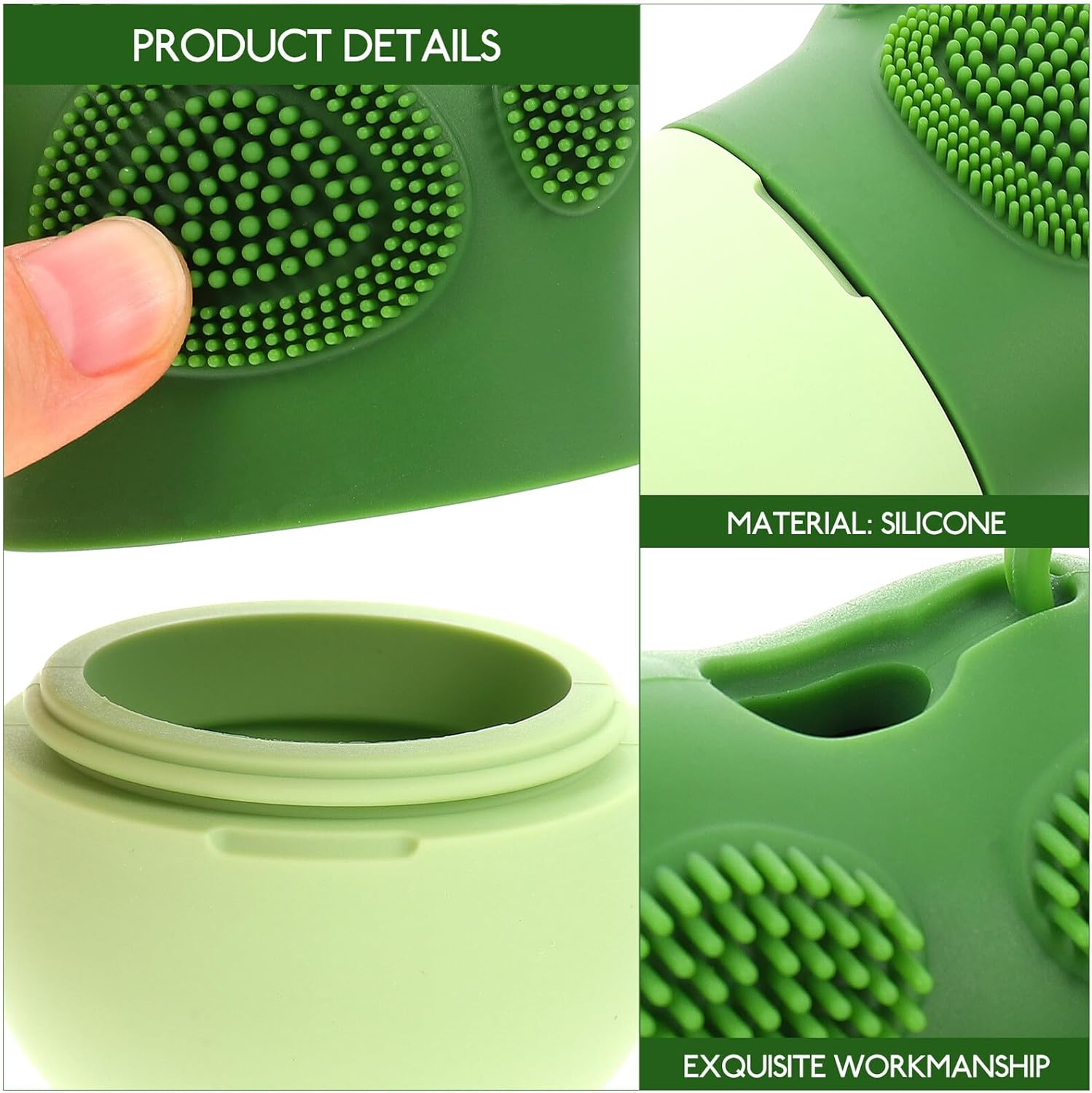 Zerodeko Facial Ice Roller Mold Silicone Face Ice Massager for Puffiness Relief and Pore Shrinking Compact Lightweight Beauty Tool for Home and Travel Skin Care image number 5