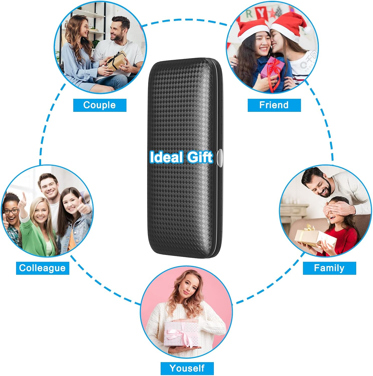 Tseoa Manicure, Pedicure Kit, Nail Clippers, Professional Grooming Kit, Nail Tools with Luxurious Travel Case, Set of 12 image number 6