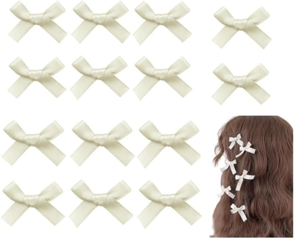 Bows for Girls, Small Hair Bows Mini Hair Clips, WADY 20PCS 1.18 Inch Hair Bows for Girls Grosgrain Ribbon Toddler Hair Accessories with Alligator Clips for Toddlers Baby Girls Kids (Pink)