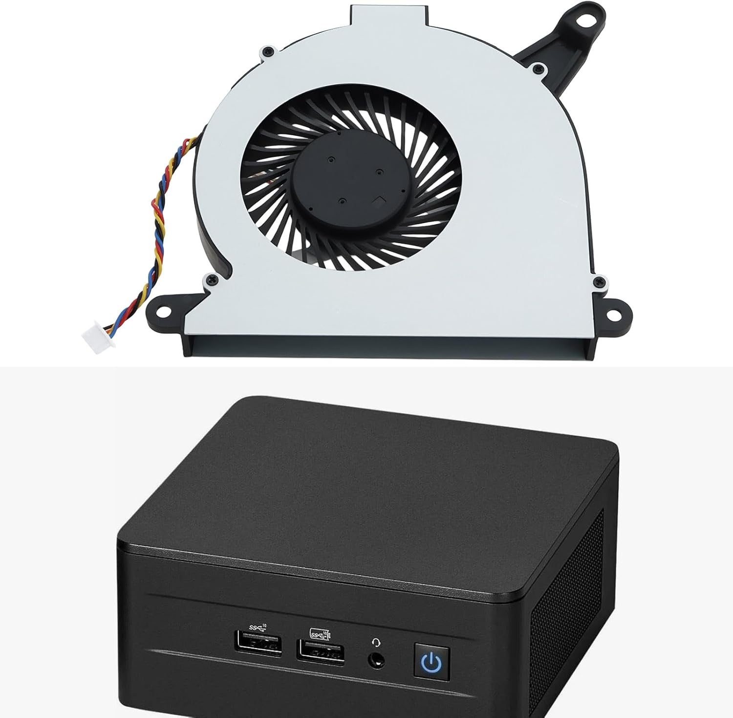 Emsea All-In-One CPU Cooling Fan FD5015U05S DC5V 2.25W 0.40A 4-Pin image number 2