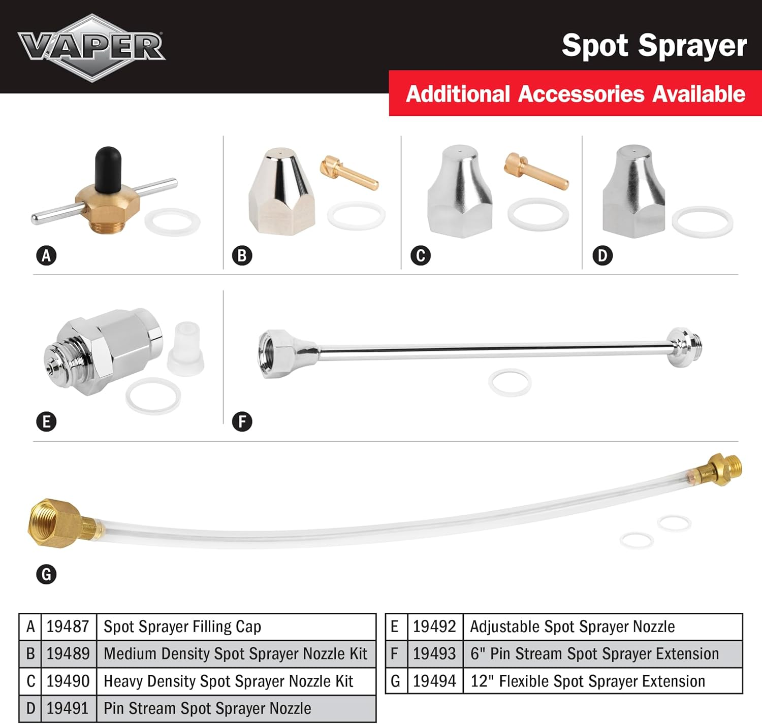 Vaper 19422 Spot Spray Non-Aerosol Sprayer - Black image number 2