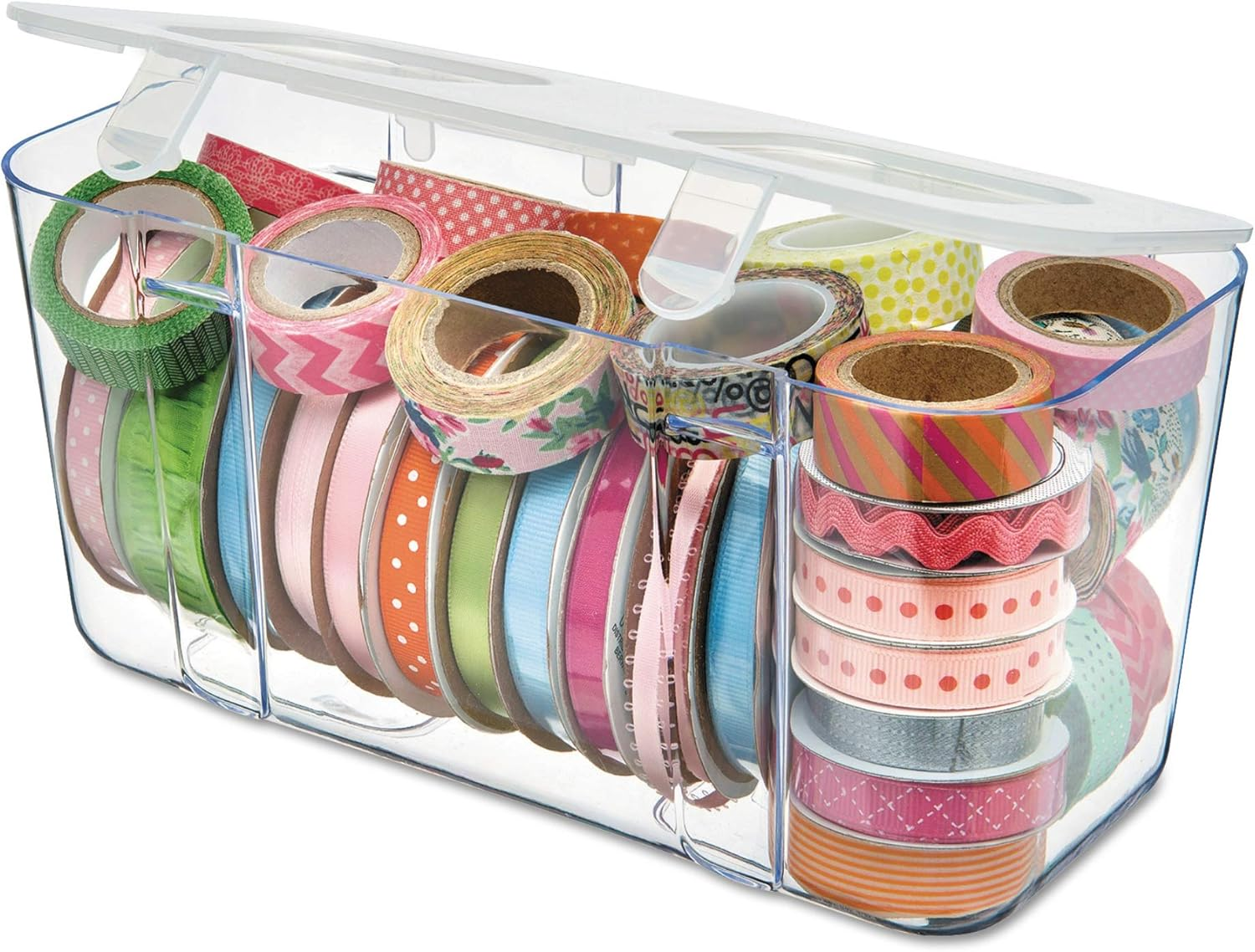 Deflecto Caddy Organizer Compartment, Small, Clear (29101CR) image number 4