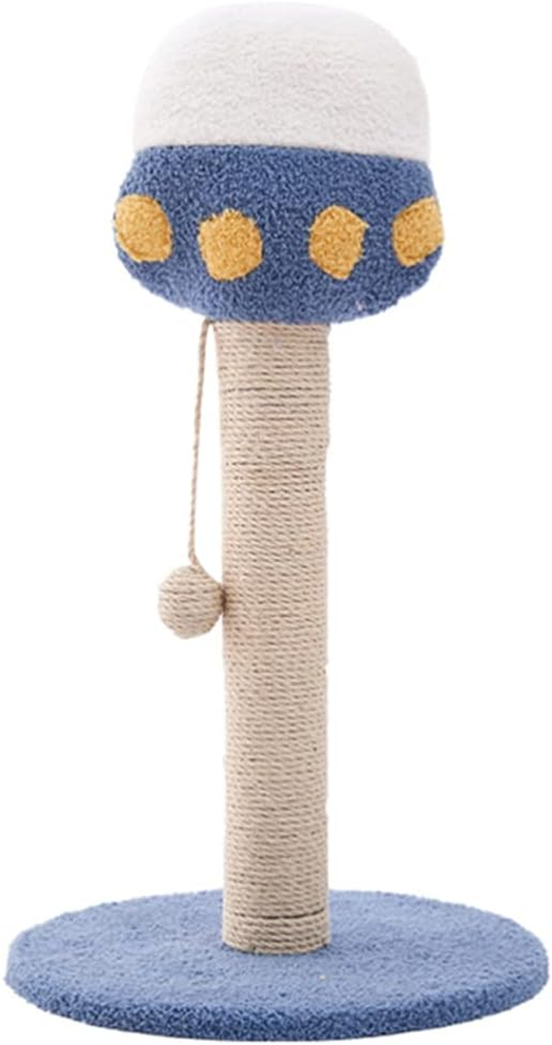 Play Indoor Cat Tree with Natural Sisal, Protect Your Furniture, Cat Scratching Post with Hanging Ball Toy for Cats Kittens Rest