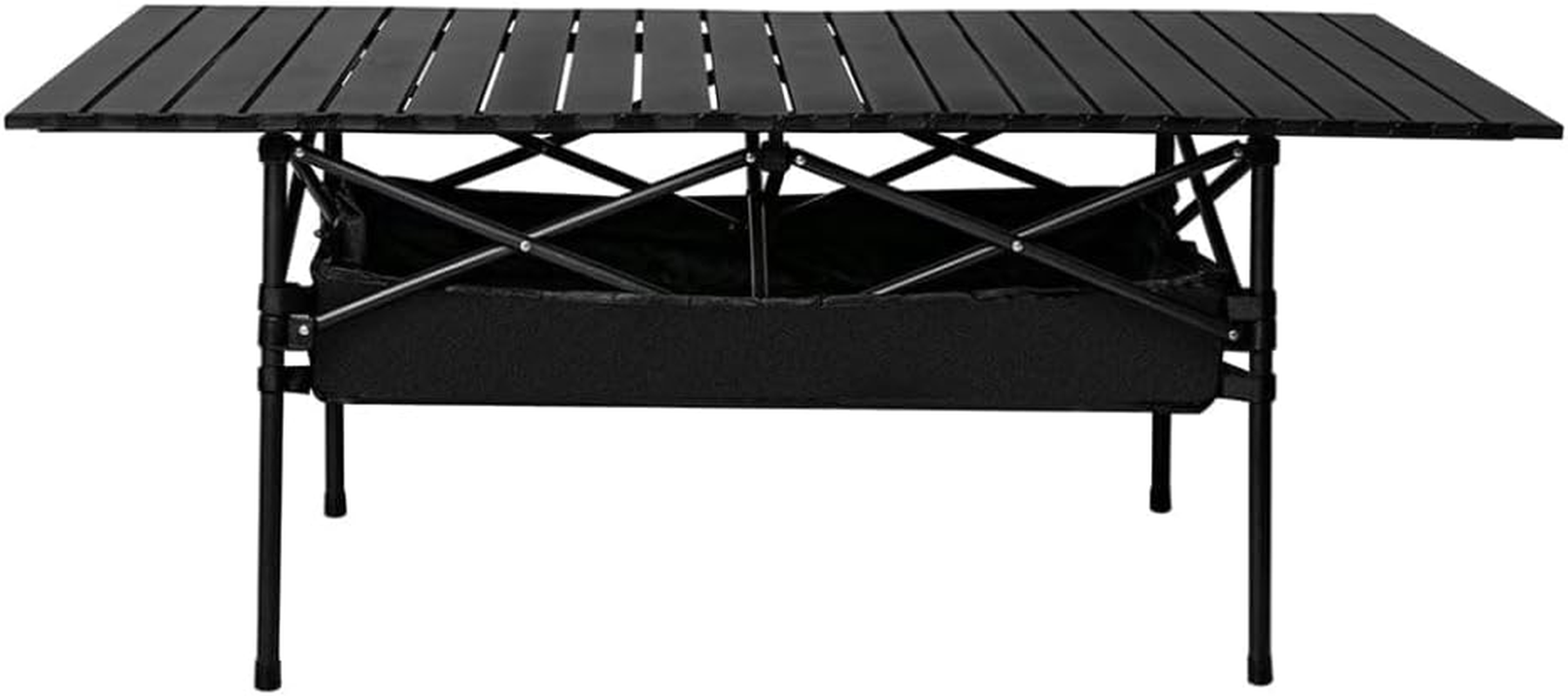 Levede Folding Camping Table Portable Picnic Foldable Outdoor Egg Roll Tables 120X53X50Cm, Fold BBQ Desk with Storage Organizer for Hiking Fishing Camp Beach Lightweight Furniture Equipment&hellip; image number 2