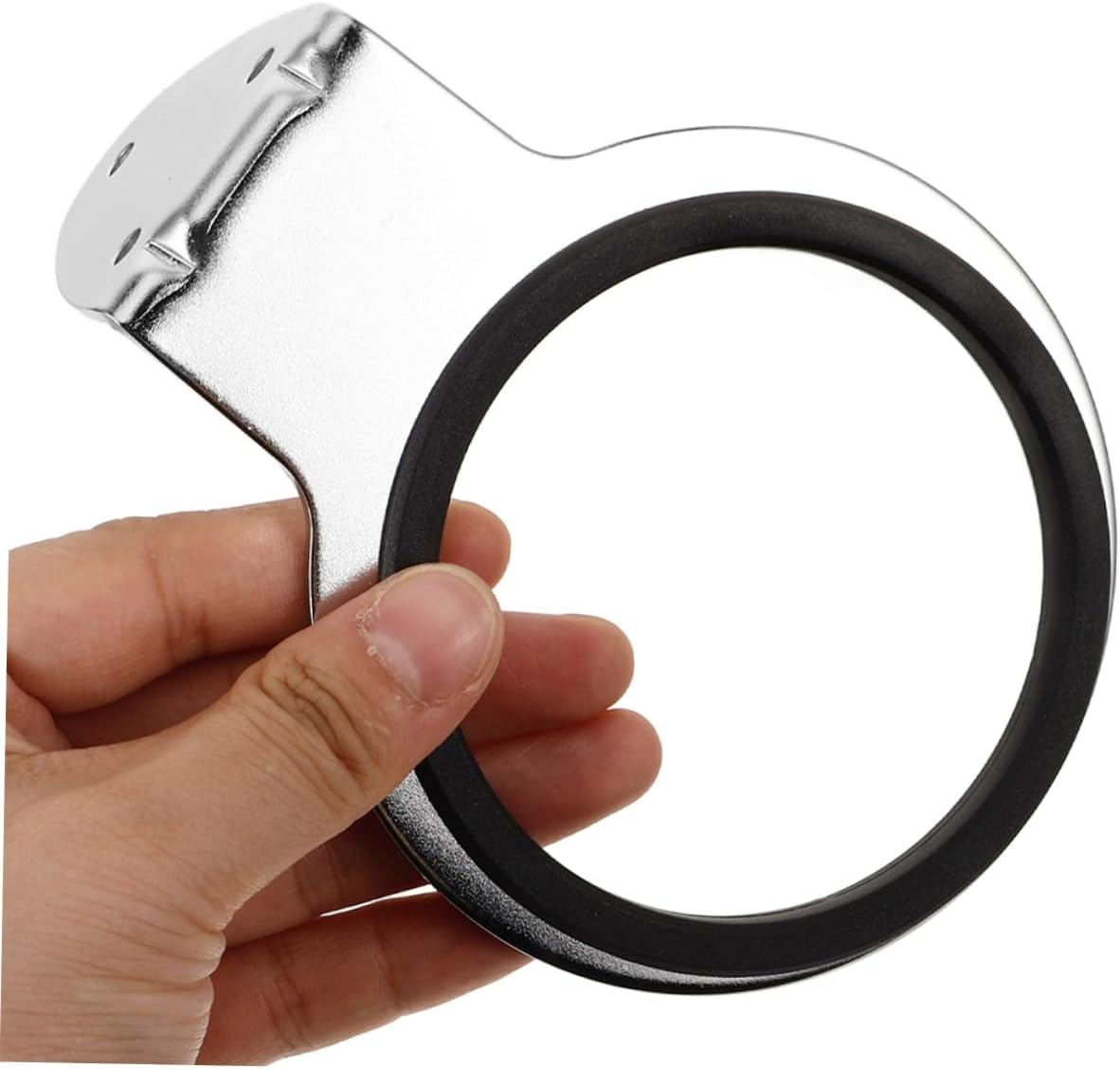 FOYTOKI 2Pcs Hair Dryer Rack Wall Mounted Stainless Steel Blow Dryer Holder for Bathroom Salon Use image number 1