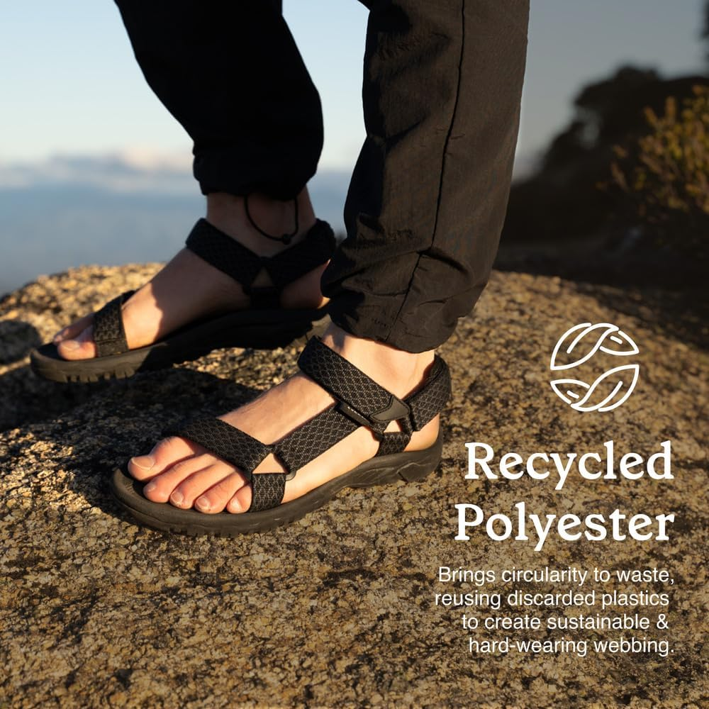 Zorali Trailblazer Hiking Sandals for Men & Women | Eco-Friendly, Adjustable, Water-Resistant Outdoor Sport Sandals for Hiking, Beach, and Camping - Lightweight Comfort with Arch Support image number 4
