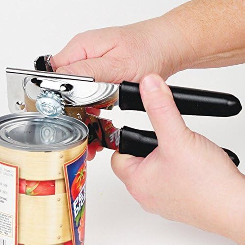 EZ-DUZ-IT Deluxe Can Opener with Black Grips image number 1