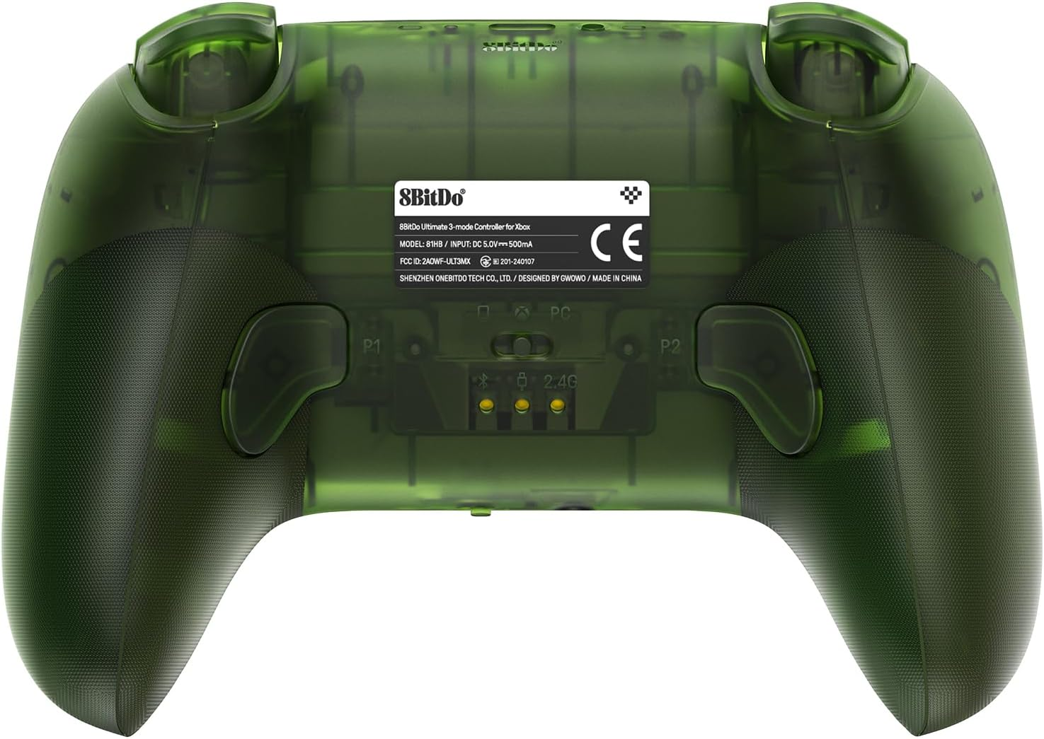 8Bitdo Ultimate 3-Mode Controller, Hall Effect Joysticks, Pro Back Buttons, Wired Only for Xbox Series X|S & Xbox One, Compatibility with Apple, Windows & Android, Officially Licensed (Jade) image number 6