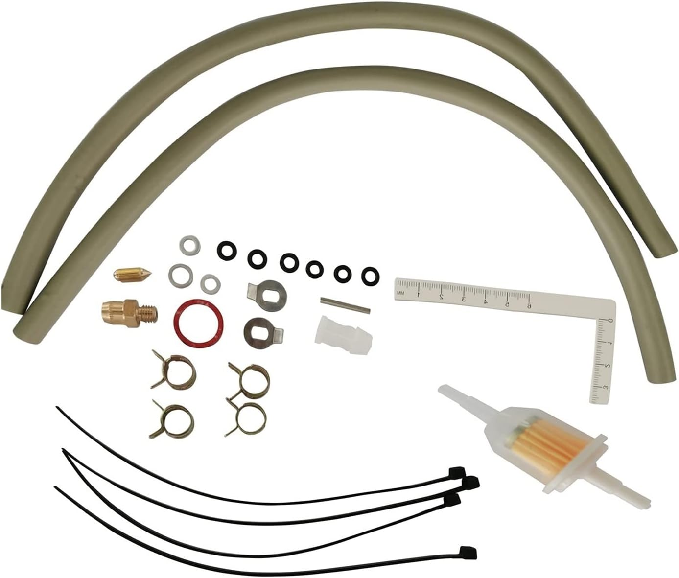 HASMI Carburetor Repair Kit Fit for Weber 40/42/44 DCNF Fits 4 Fit for Bolt or 5 Fit for Bolt image number 2