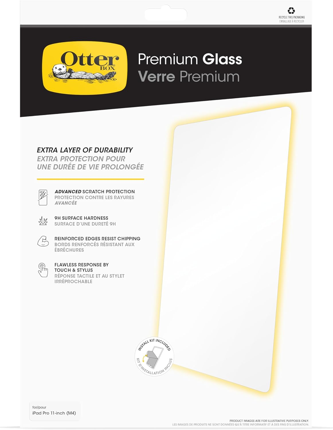 Otterbox Premium Glass Screen Protector Antimicrobiral for Ipad Pro 13-Inch (M4) image number 1