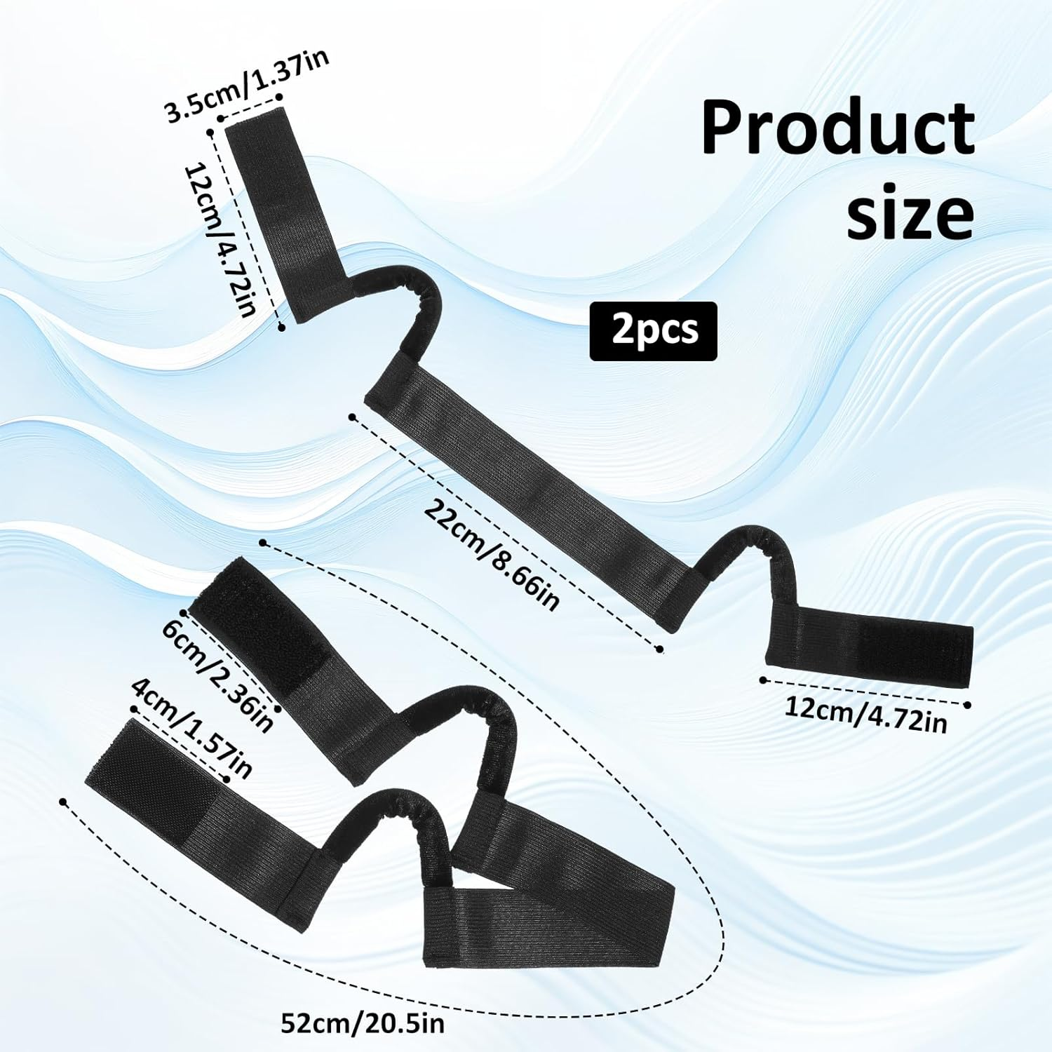 Ptwola 2 Pcs Wig Band for Lace Front Ear No Slip Melting Elastic Band Soft Wig Grip Bands with Ear Cut Outs Comfortable Earless Melting Bands C-Shaped Curve Headband for Women Men Lace Front Wigs image number 2