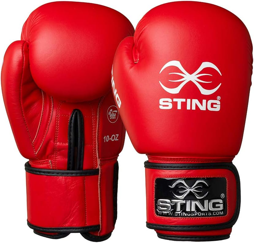 STING S2AG-0315 Competition Leather Boxing Glove Aiba image number 2