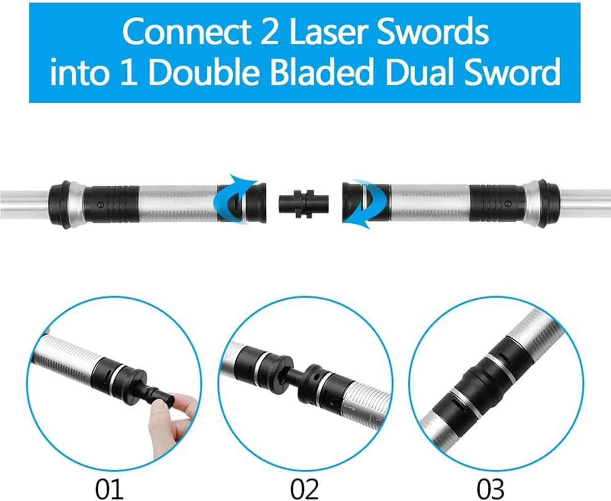 Light Sword, 2-In-1 RGB FX Dueling Light Sword with 7 Colors and 6 Sound Effects, Expandable FX Dueling Lightsword Toys for Kids and Adults image number 1