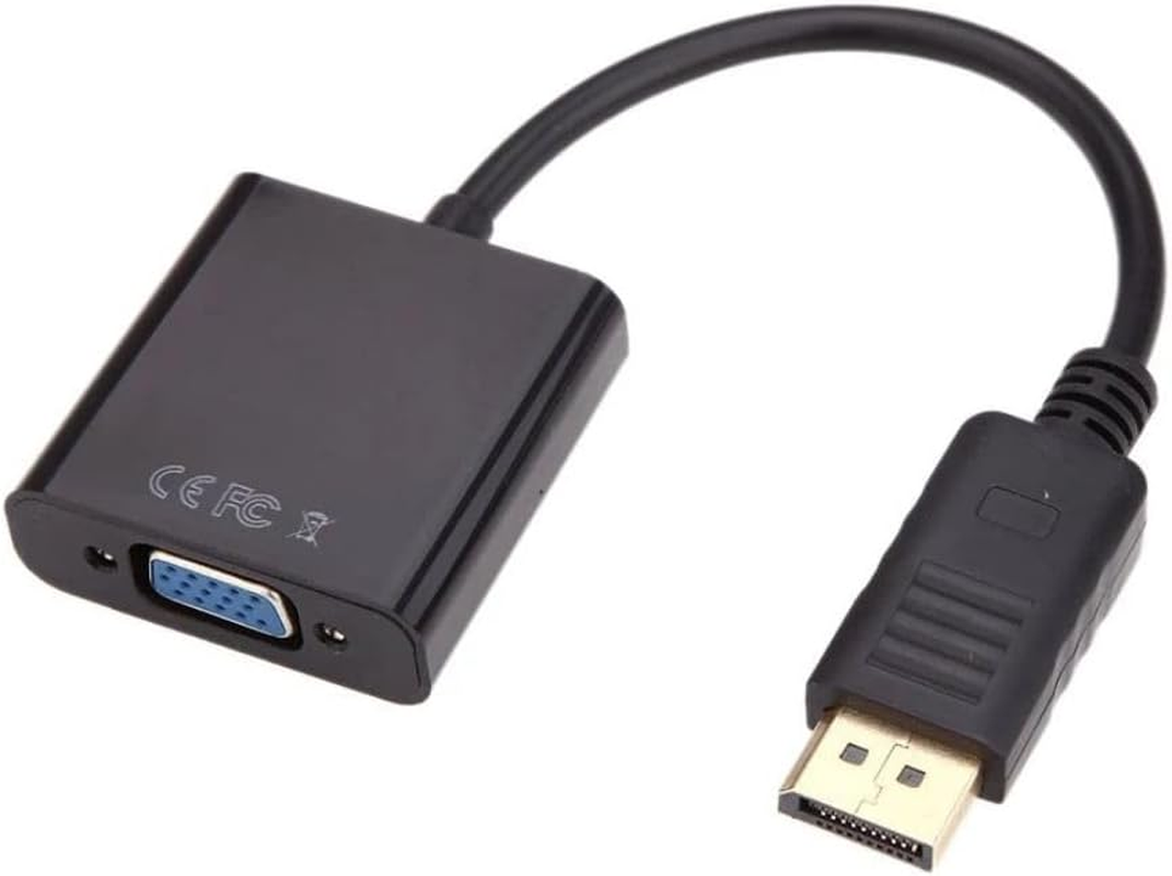CY DP to VGA Adapter,Dp Displayport Male to VGA Female Display Monitor Converter Cable Adapter image number 4