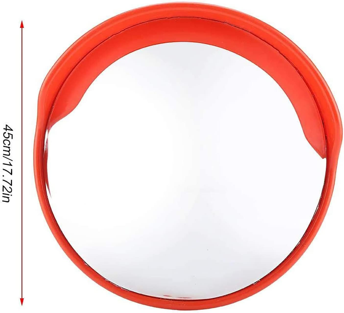 Premium 45Cm Wide Angle Safety round Traffic Mirror, Weatherproof for Long Service Time, Easy to Install for High- Collision Situations image number 3