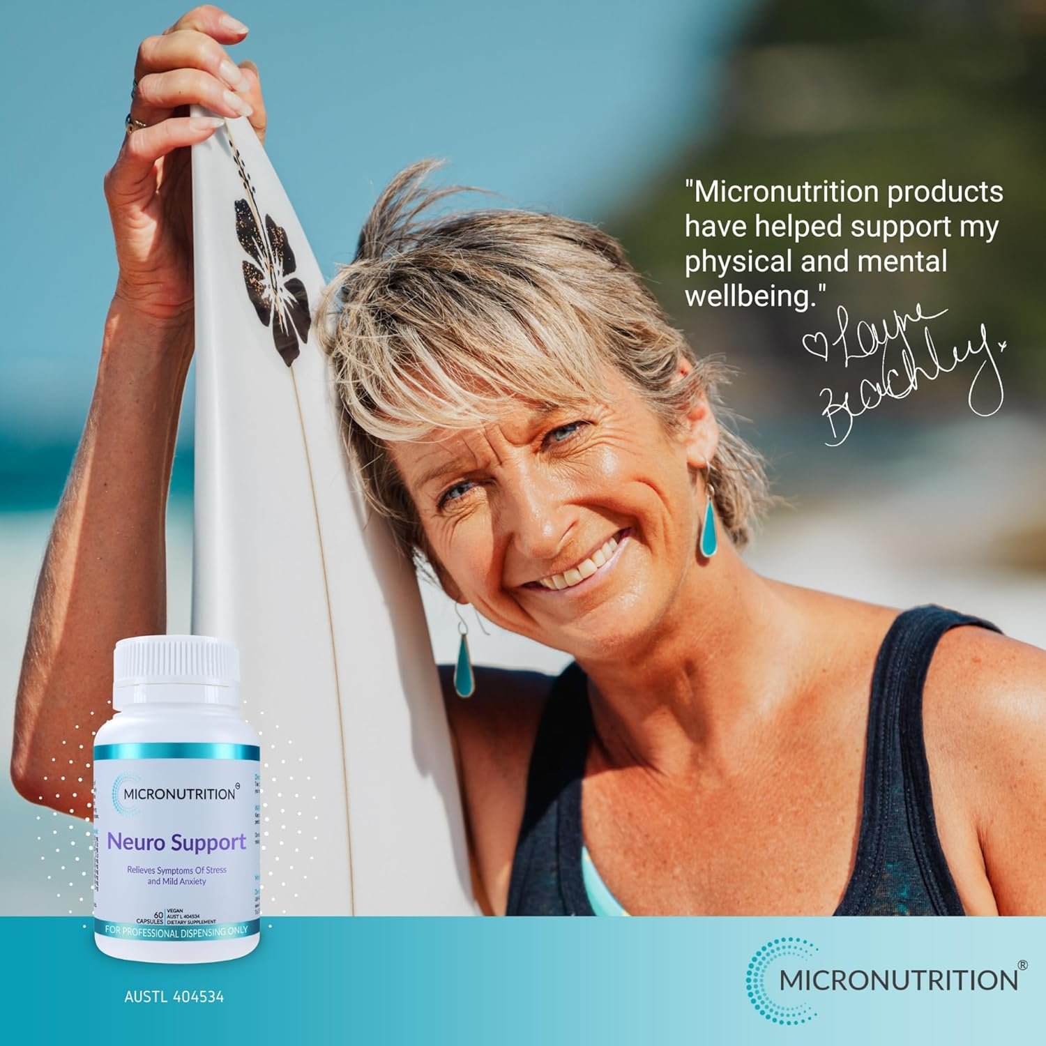 Neuro Support - Herbal Supplement for Mild Anxiety & Stress Relief, Sleep & Brain Function - Passionflower, Magnolia, Ziziphus, Kudzu, Magnesium Glycinate - Vegan - 60 Vege Caps - MICRONUTRITION image number 3