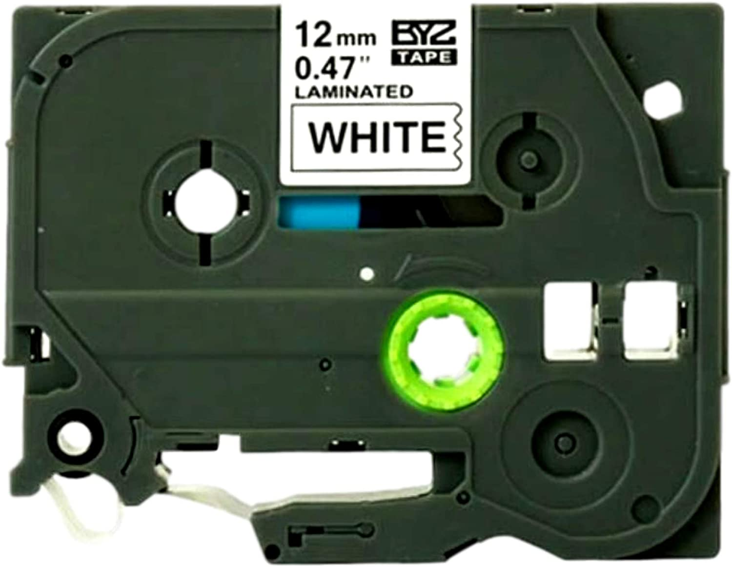 4 Pack Black on White Label Tape Compatible with Brother TZ231 Tze231 Made for P-Touch Sticker Label Tape Label 12Mm X8M image number 1